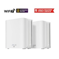 ASUS ZenWifi BD4 2-pack, WiFi7 Extendable Router, AiMesh, 2x WAN/LAN