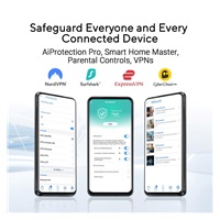 ASUS Router RT-BE92U, WiFi7 Router, AiMesh, 2x WAN, 3x LAN, 1x USB 3.2