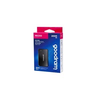 GOODRAM externí SSD 2TB HX200, USB-C 3.2 Gen2x2, černá