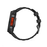 Garmin fenix® 8 – 47 mm, AMOLED, Slate grey a Černý silikonový řemínek