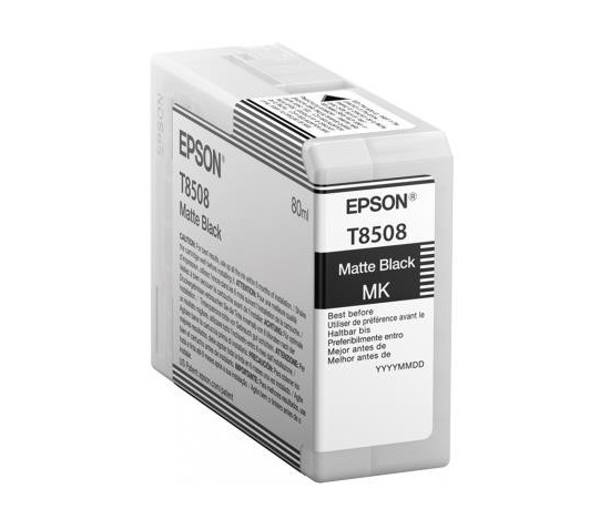 EPSON ink čer ULTRACHROME HD "Kosatka" - Matte Black - T850800 (80 ml)