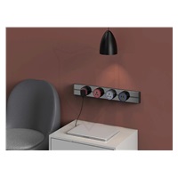 Viking zásuvková lišta LP60 povrchová, šedá