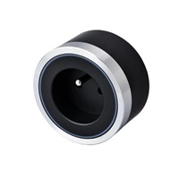 Viking zásuvkový modul A30, zásuvka 230 V, stříbrno-černá