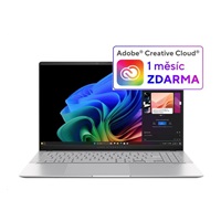 ASUS NTB Vivobook S 15 OLED (S5507QA-OLED001W), X1E-78-100, 15.6" 2880 x 1620, 32GB, 1TB SSD, Adreno, W11 Home, Silver