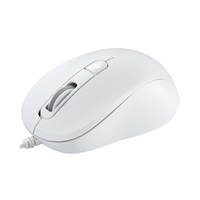 ASUS MU101C Wired Blue Ray Mouse, bílá