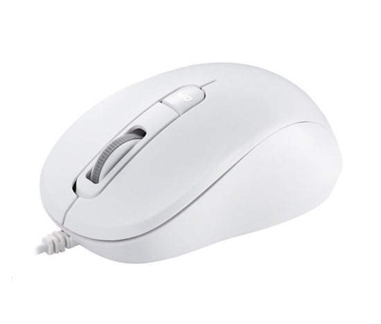 ASUS MU101C Wired Blue Ray Mouse, bílá