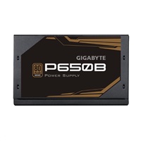 BAZAR - GIGABYTE zdroj P650B, 650W, 80plus bronze, 12 cm fan - Po opravě (Komplet)