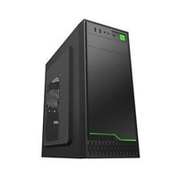 EUROCASE skříň ML N6-500B, Midi Tower, 1xUSB-C, 2xUSB 3.0, 2x audio, bez zdroje