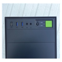 EUROCASE skříň ML N6-500B, Midi Tower, 1xUSB-C, 2xUSB 3.0, 2x audio, bez zdroje