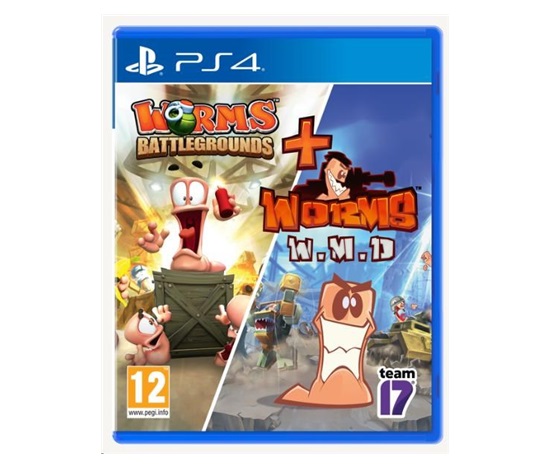 PS4 hra Worms Battlegrounds + Worms W.M.D