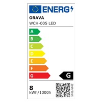Orava stolní LED lampa s bezdrátovou nabíječkou na telefon, Qi technologie, 24 W, 30 000 h, dotykové ovládání