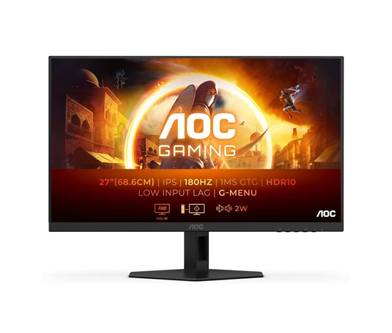 AOC MT IPS LCD WLED 27" 27G4XE - IPS panel, 1920x1080,180Hz, 2xHDMI, DP, repro, posk obal