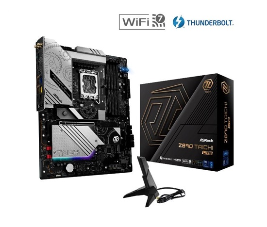 ASRock MB Sc LGA1851 Z890 TAICHI LITE, Intel Z890, 4xDDR5, 1xHDMI, 2xThunderbolt, WI-FI