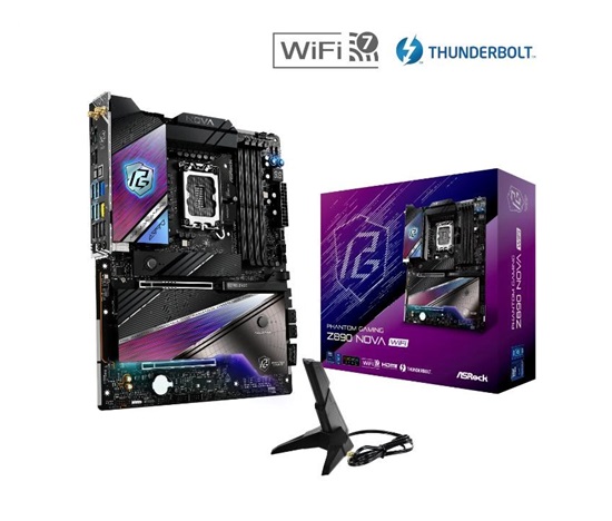 ASRock MB Sc LGA1851 Z890 NOVA WIFI, Intel Z890, 4xDDR5, 1xDP, 1xHDMI, 2xThunderbolt, WI-FI