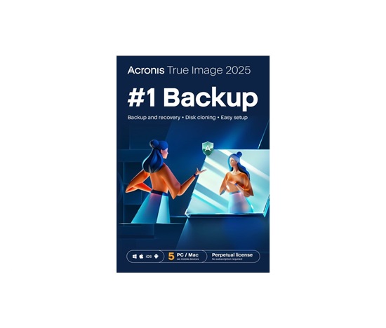 Acronis True Image 2025 - 5 Computer ESD, Perpetual