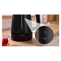 Bosch MyMoment TWK3M123 rychlovarná konvice, 2400 W, 1.7 l, černá