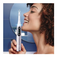 Oral-B iO Series 9N elektrický zubní kartáček, OLED displej, časovač, 7 režimů, AI, 3D, 3D model čištění, Rose Quartz