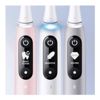 Oral-B iO Series 6s elektrický zubní kartáček, časovač, tlakový senzor, 5 programů, aplikace Oral-B, bílá