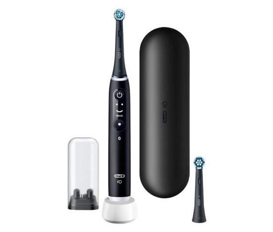 Oral-B iO Series 6N elektrický zubní kartáček, časovač, tlakový senzor, aplikace Oral-B, Black Lava