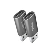 TRUST Adaptér Calyx USB-A na USB-C, 2ks