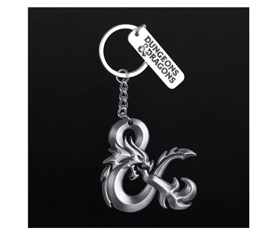 Konix Dungeons & Dragons "3D Logo" Metal Keychain