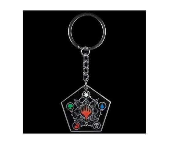 Konix Magic: The Gathering "Colors" Metal Keychain