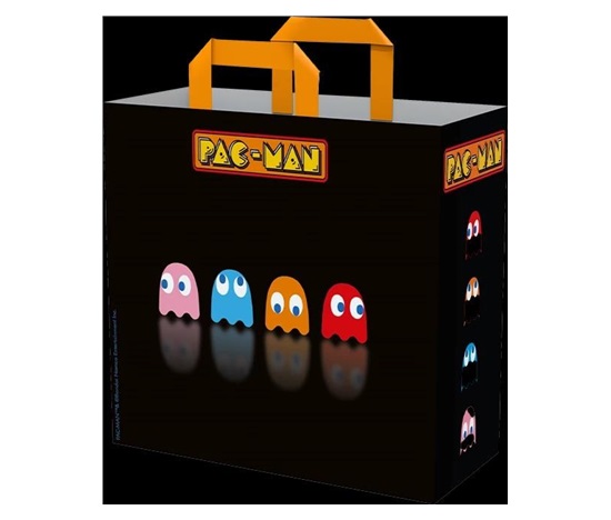 Konix Pac-Man Black Shopping Bag