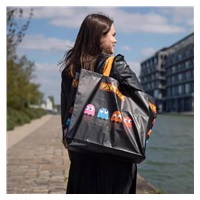 Konix Pac-Man Black Shopping Bag