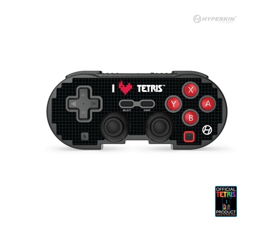 Hyperkin Pixel Art Wireless Bluetooth Controller Official Tetris® Ed. Switch®/PC/Mac®/Android®(Heart Drop)