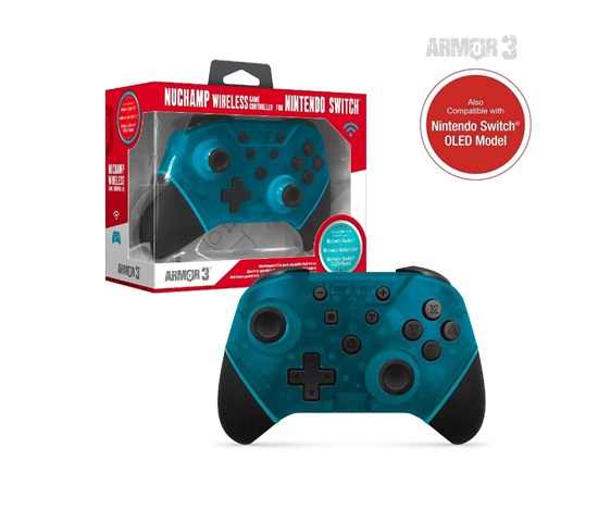 Hyperkin Armor3 NuChamp Wireless Game Controller For Nintendo Switch®/Nintendo Switch® Lite (Turquoise)