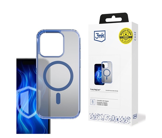 3mk Frosty MagCase Blue pro Apple iPhone 16 Pro