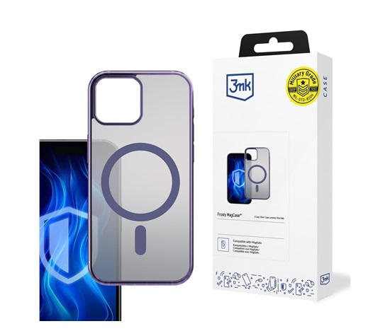 3mk Frosty MagCase Purple pro Apple iPhone 15 Plus