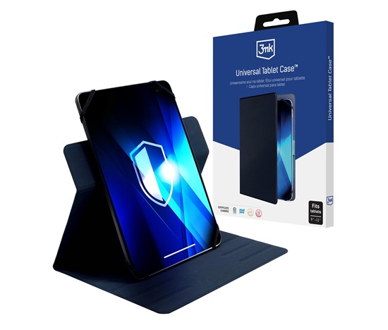 3mk Universal Tablet Case pro tablety 9-11", Dark Blue