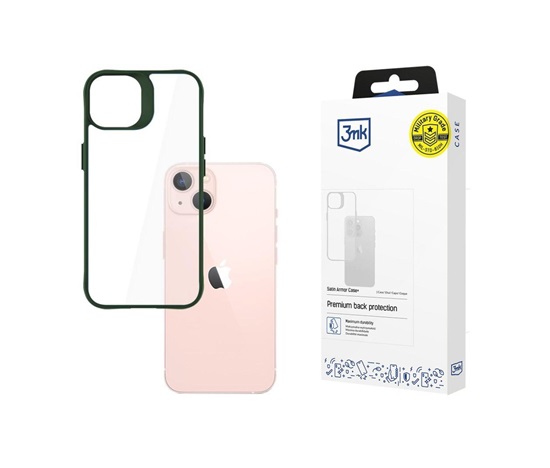 3mk Satin Armor Case+ Green pro Apple iPhone 14