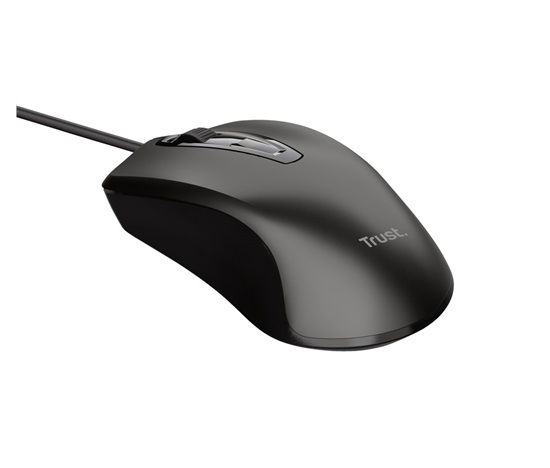 BAZAR - TRUST Myš BASICS Wired Optical Mouse - Poškozený obal (Komplet)