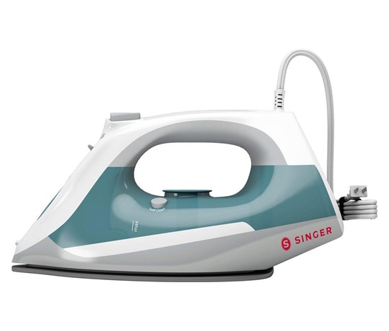 Singer Steam Choice 1.0 napařovací žehlička, 2200 W, Anti-drip, aqua / bílá