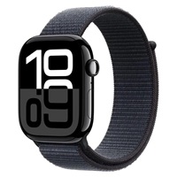 Apple Watch Series 10 GPS 46mm Jet Black Aluminium Case with Ink Sport Loop