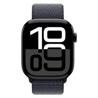 Apple Watch Series 10 GPS 46mm Jet Black Aluminium Case with Ink Sport Loop