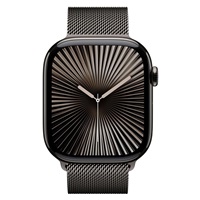 Apple Watch Series 10 GPS + Cellular 42mm Slate Titanium Case with Slate Milanese Loop