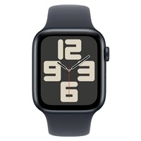 Apple Watch SE (2024) GPS 40mm Midnight Aluminium Case with Midnight Sport Band - S/M