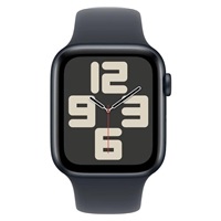 Apple Watch SE (2024) GPS + Cellular 40mm Midnight Aluminium Case with Midnight Sport Band - M/L