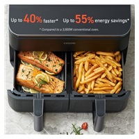 BAZAR - Cosori Dual Basket horkovzdušná fritéza 8.5l  + 5x špíz a rošt - Poškozený obal