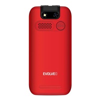EVOLVEO Mobilní telefon pro seniory s nabíjecím stojánkem EasyPhone ET, červená