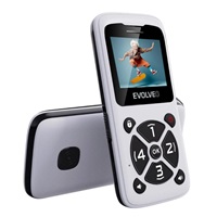 EVOLVEO Mobilní telefon pro seniory EasyPhone ID, bílá