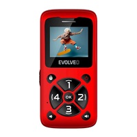 EVOLVEO Mobilní telefon pro seniory EasyPhone ID, červená