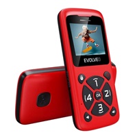 EVOLVEO Mobilní telefon pro seniory EasyPhone ID, červená