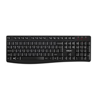 EVOLVEO Set klávesnice a myši K1050, Bezhrátové 2.4GHz, US INTL, černá
