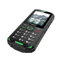 EVOLVEO StrongPhone X5, vodotěsný odolný Dual SIM telefon, černo-zelená