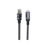 PremiumCord Ethernetový kabel USB-C na LAN RJ45 10/100/1000, 3m