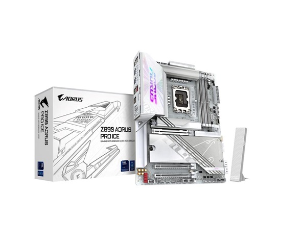 GIGABYTE MB Sc LGA1851 Z890 AORUS PRO ICE, Intel Z890, 4xDDR5, 1xHDMI, 2xThunderbolt, WiFi